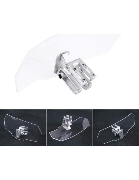 Deflector de Viento Ajustable Haofy para Motocicleta ABS