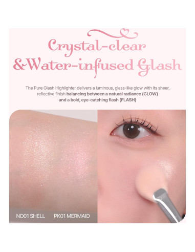 Polvo Iluminador 2aN Pure Glash 22.68g - Acabado Vidrio