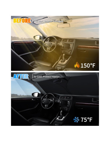 Sombra de Sol Bestview para Jeep Cherokee 2014-2024 - Bandera EE. UU.