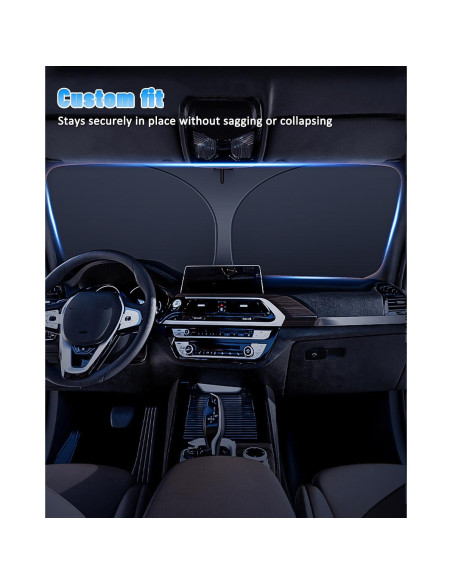 Sombra de Sol Bestview para Jeep Cherokee 2014-2024 - Bandera EE. UU.