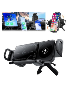 Soporte para Teléfono Móvil y Tablet MAROJEIF Carga Rápida 2 en 1