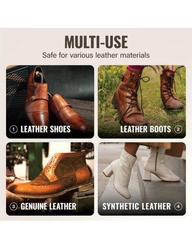 Kit de Cuidado y Pulido de Zapatos Original - Brillo para Cuero