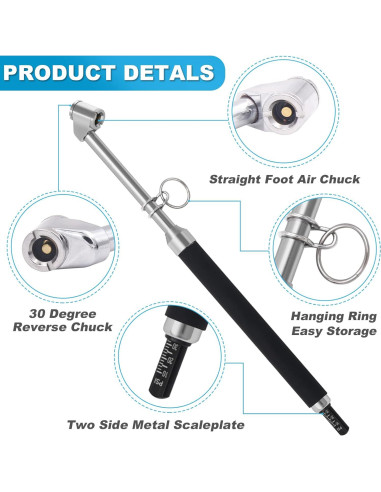 Medidor de Presión de Neumáticos WNCGC GL-1305 10-150 PSI