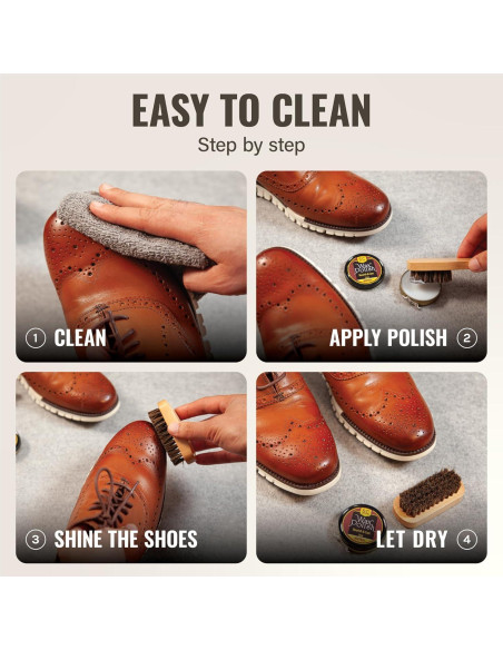 Kit de Cuidado y Pulido de Zapatos Original - Brillo para Cuero