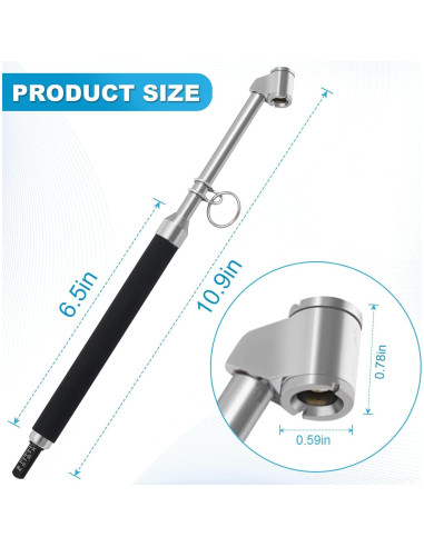 Medidor de Presión de Neumáticos WNCGC GL-1305 10-150 PSI