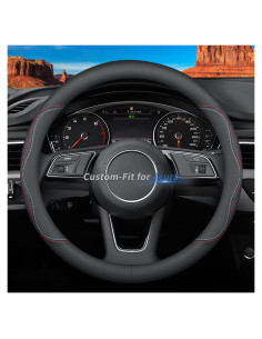 Cubierta de Volante de Cuero Deer Route para Acura - Antideslizante