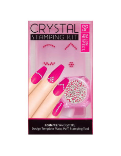 Kit de Estampado de Uñas Salon Perfect con 144 Cristales