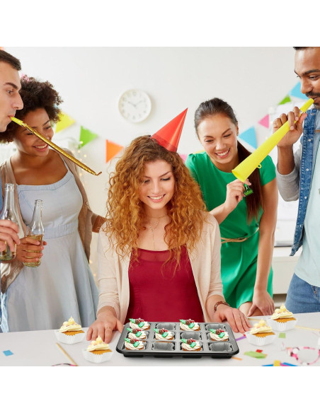Conjunto de Moldes para Hornear Lallisa 2 Pcs + 500 Forros Cupcakes