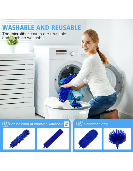 Kit de Plumero 5-en-1 Duraone con Mango Extensible 254 cm