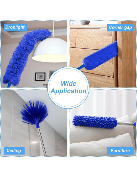 Kit de Plumero 5-en-1 Duraone con Mango Extensible 254 cm