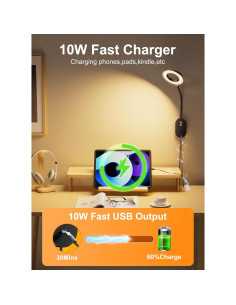 Lámpara de Lectura de Pared TOPMB con USB 10W y 4 Modos 2