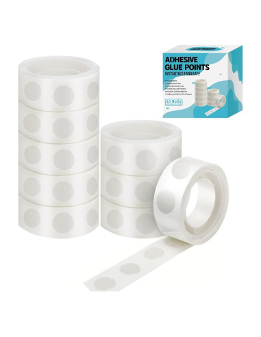 1000 Puntos de Pegamento Transparente Doble Cara GEGEMAOYI