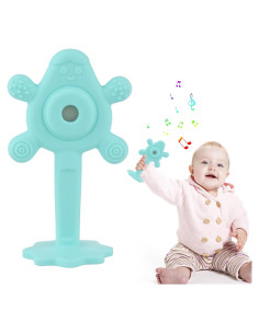 Sonajero Mordedor 2 en 1 Chuya Azul para Bebés 0-24 Meses