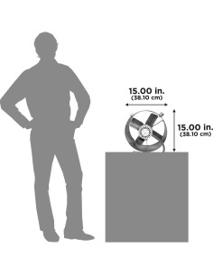 Ventilador de Ático Cool Attic CX1500 1300 CFM 14" 2