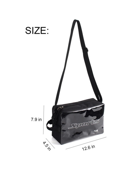 Bolsa de Zapatos de Viaje Oxford con Correa Removible - Negro Bolsa de Zapatos de Viaje Oxford con Correa Removible - Negro