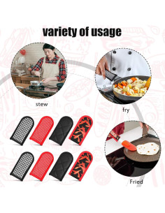 Funda para Mango de Sartén Geiserailie 8 Piezas Algodón 15 cm 2