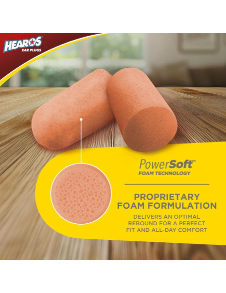 Tapones para oídos HEAROS Ultimate Softness 28 pares NRR 32dB