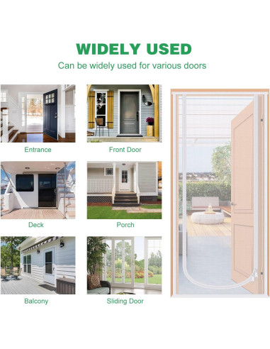 Puerta de Pantalla para Gatos MYPIN 90x208 cm Resistente