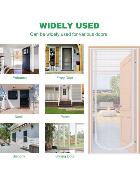 Puerta de Pantalla para Gatos MYPIN 90x208 cm Resistente