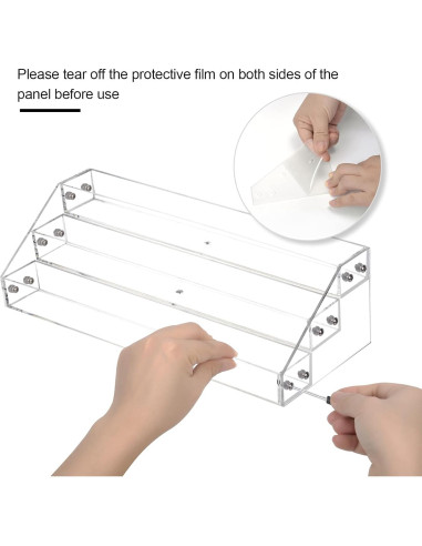 Soporte Organizador de Esmalte de Uñas Acrílico Umirokin 3 Niveles