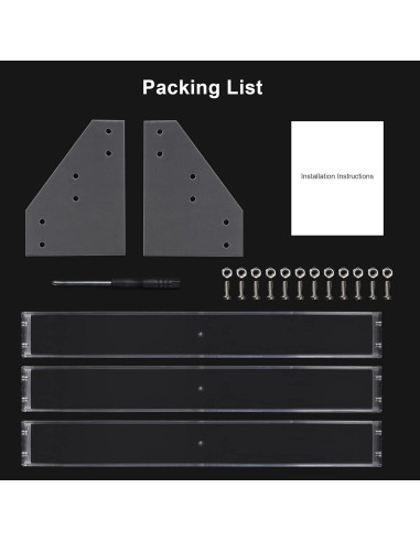 Soporte Organizador de Esmalte de Uñas Acrílico Umirokin 3 Niveles