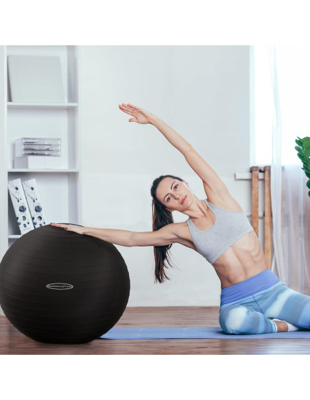 Bola de Ejercicio Antideslizante Fitvids 38-45cm A Prueba de Explosiones