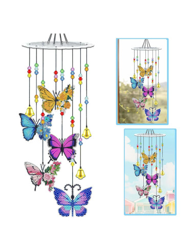 Kits de Pintura de Diamante JeCuiK Mariposa 3D DIY