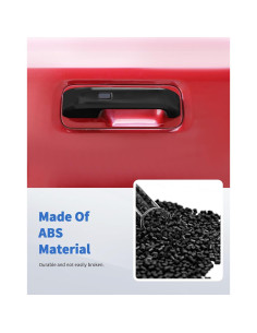 Cubiertas de Manijas de Puerta Ford F150 2015-2020 Negras 2