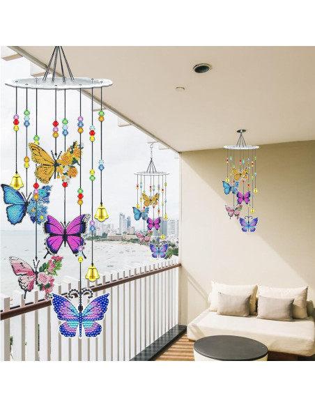 Kits de Pintura de Diamante JeCuiK Mariposa 3D DIY Kits de Pintura de Diamante JeCuiK Mariposa 3D DIY