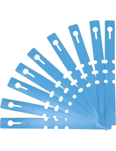 200 Etiquetas de Plástico Azul MIHEY para Jardín 2x20cm