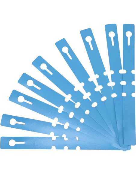 200 Etiquetas de Plástico Azul MIHEY para Jardín 2x20cm