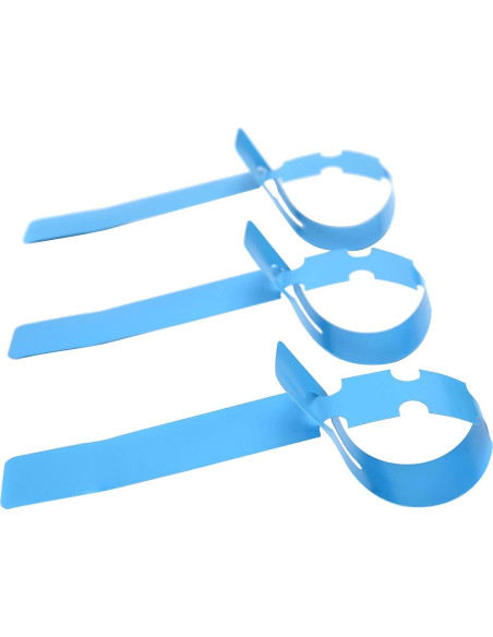 200 Etiquetas de Plástico Azul MIHEY para Jardín 2x20cm