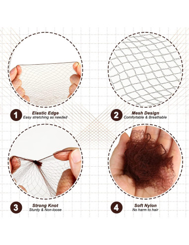 Set 300 Pcs Accesorios para Cabello MAGDIY - Redes y Pines U