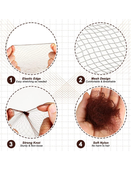 Set 300 Pcs Accesorios para Cabello MAGDIY - Redes y Pines U