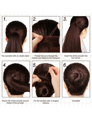 Set 300 Pcs Accesorios para Cabello MAGDIY - Redes y Pines U