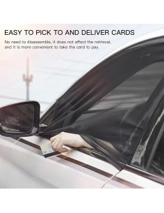 4 Piezas Malla Elástica para Ventanas de Auto GONTSIG - Sombra Solar y Mosquitero 2