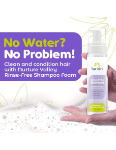 Champú Sin Enjuague Nurture Valley - 3 Botellas 240ml - Lavanda Pepino Salvia 2