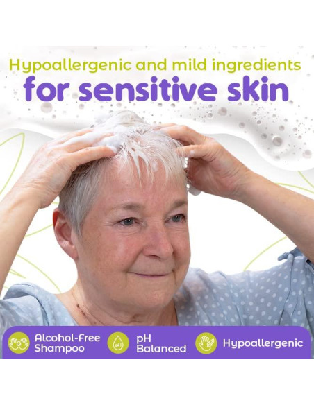 Champú Sin Enjuague Nurture Valley - 3 Botellas 240ml - Lavanda Pepino Salvia