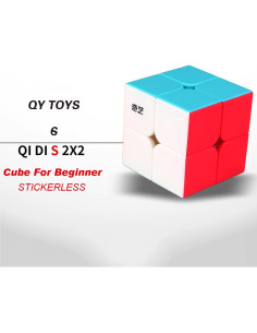 Cubo Mágico 2x2 QIDIS - Rompecabezas ABS para 7 Años+ 2