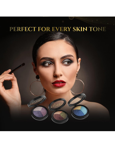 Sombra de Ojos Luxury by Sofia Trío Aqua Natural 32g