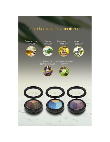 Sombra de Ojos Luxury by Sofia Trío Aqua Natural 32g