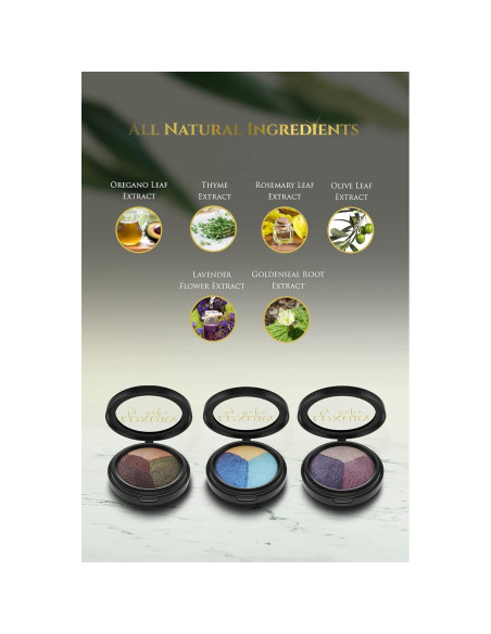 Sombra de Ojos Luxury by Sofia Trío Aqua Natural 32g