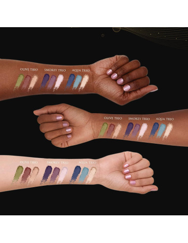 Sombra de Ojos Luxury by Sofia Trío Aqua Natural 32g