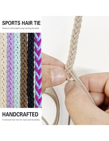 Sujetadores de Cabello Elásticos LOTMIAI 89cm Azul Verde