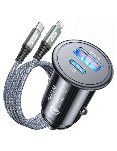 Cargador de Coche AINOPE 67.5W USB-C para iPhone 14/13/12