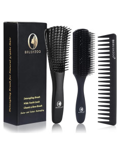Juego de Cepillos para el Cabello BRUSHZOO - Desenredante y Estilizador