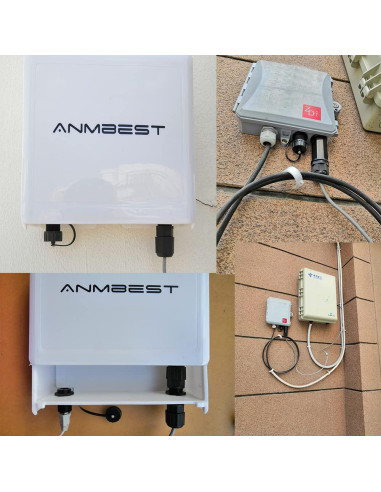 5 Conectores RJ45 a Prueba de Agua Anmbest Cat5/6 IP67