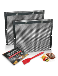 Bolsas de Barbacoa Antiadherentes Oleex - 2 Unidades + Brocha