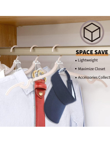 Ganchos Conector de Perchas Pansyling 50PCS Carga Pesada