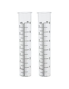Tubo de Reemplazo para Pluviómetro Lueudu 15.24 cm 2PCS